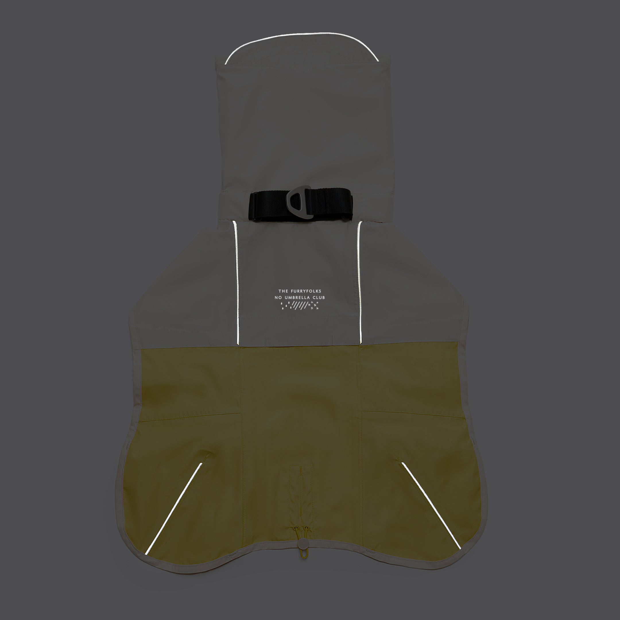 Venture Rain Jacket_Cream/Yellow