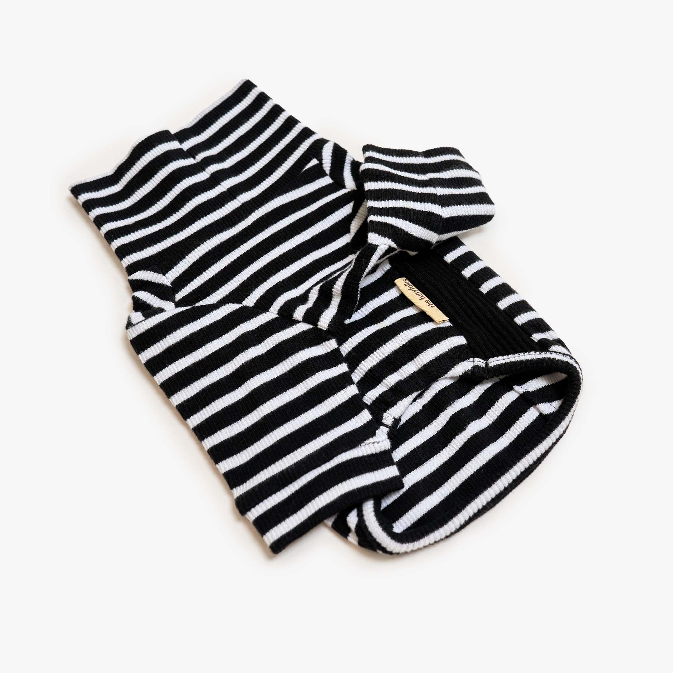 [Stripe Tee] Black & White