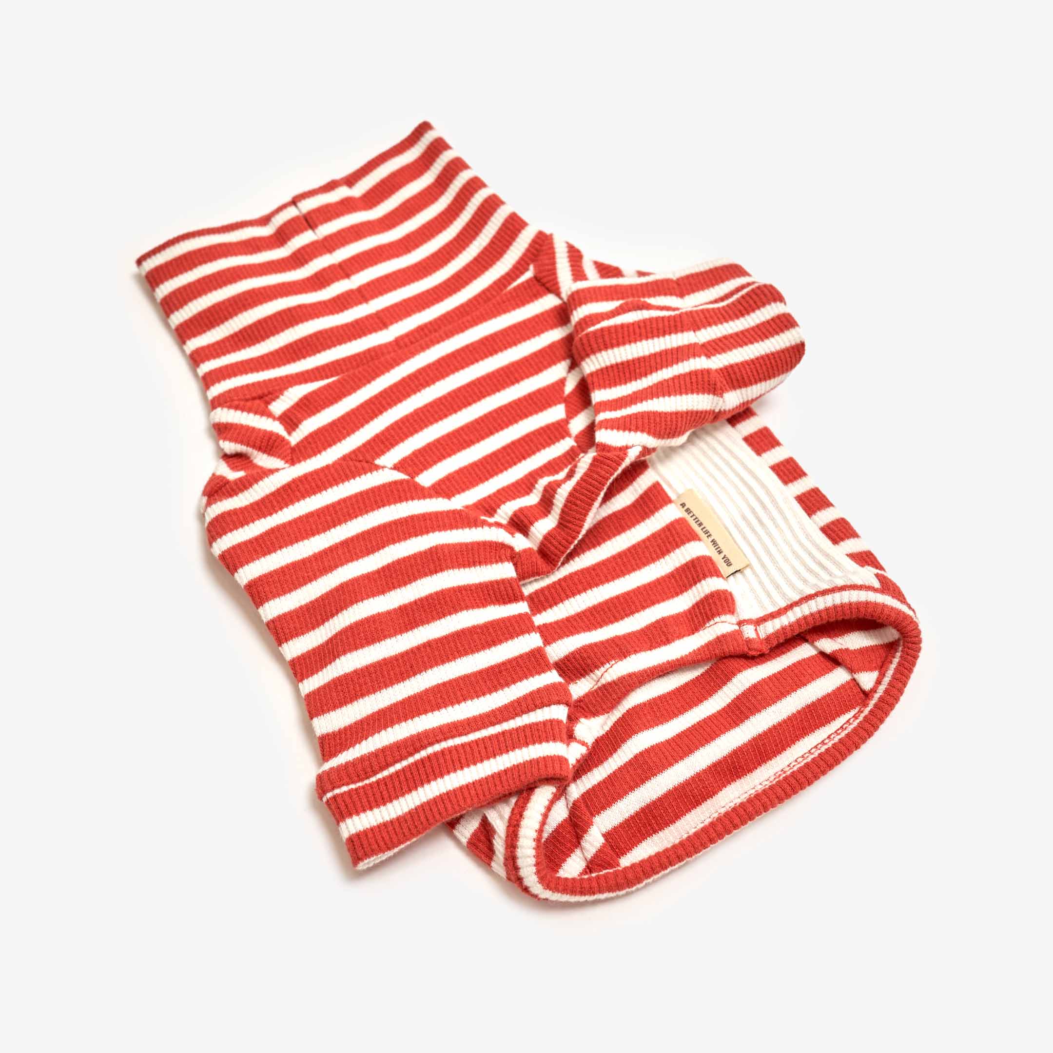 [Stripe Tee] Rust & Ivory