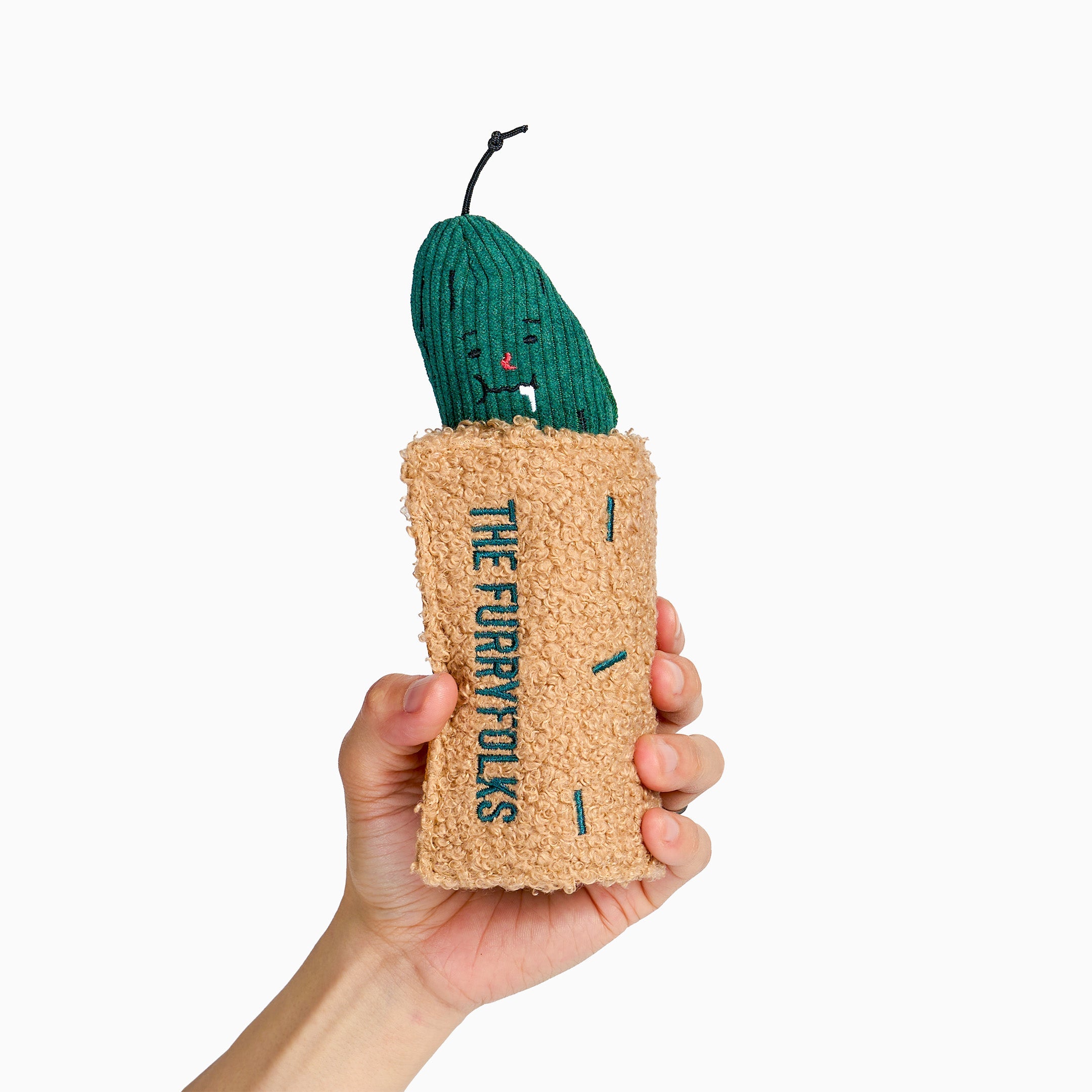 Fried Pickle Nosework Dog Toy