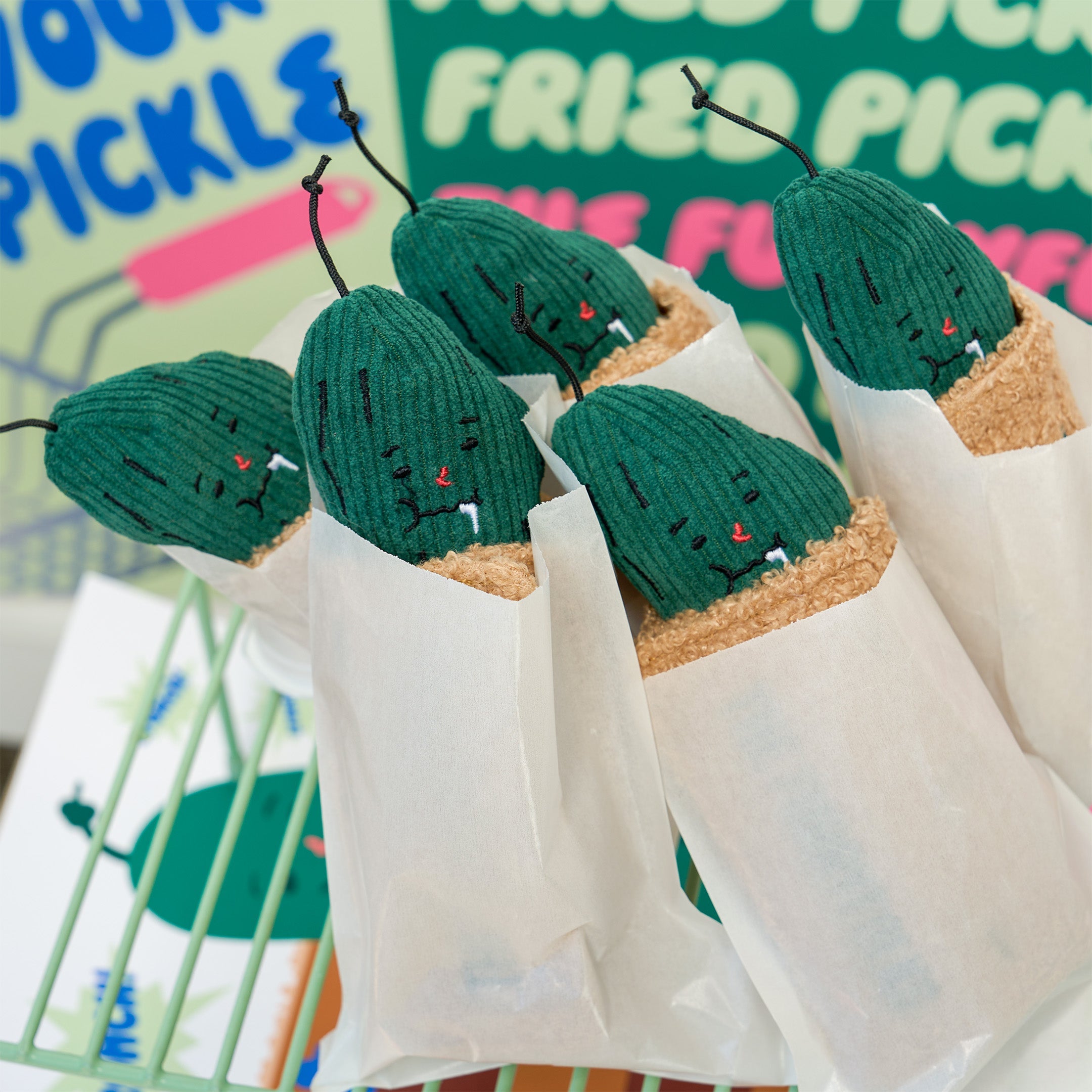Fried Pickle Nosework Dog Toy
