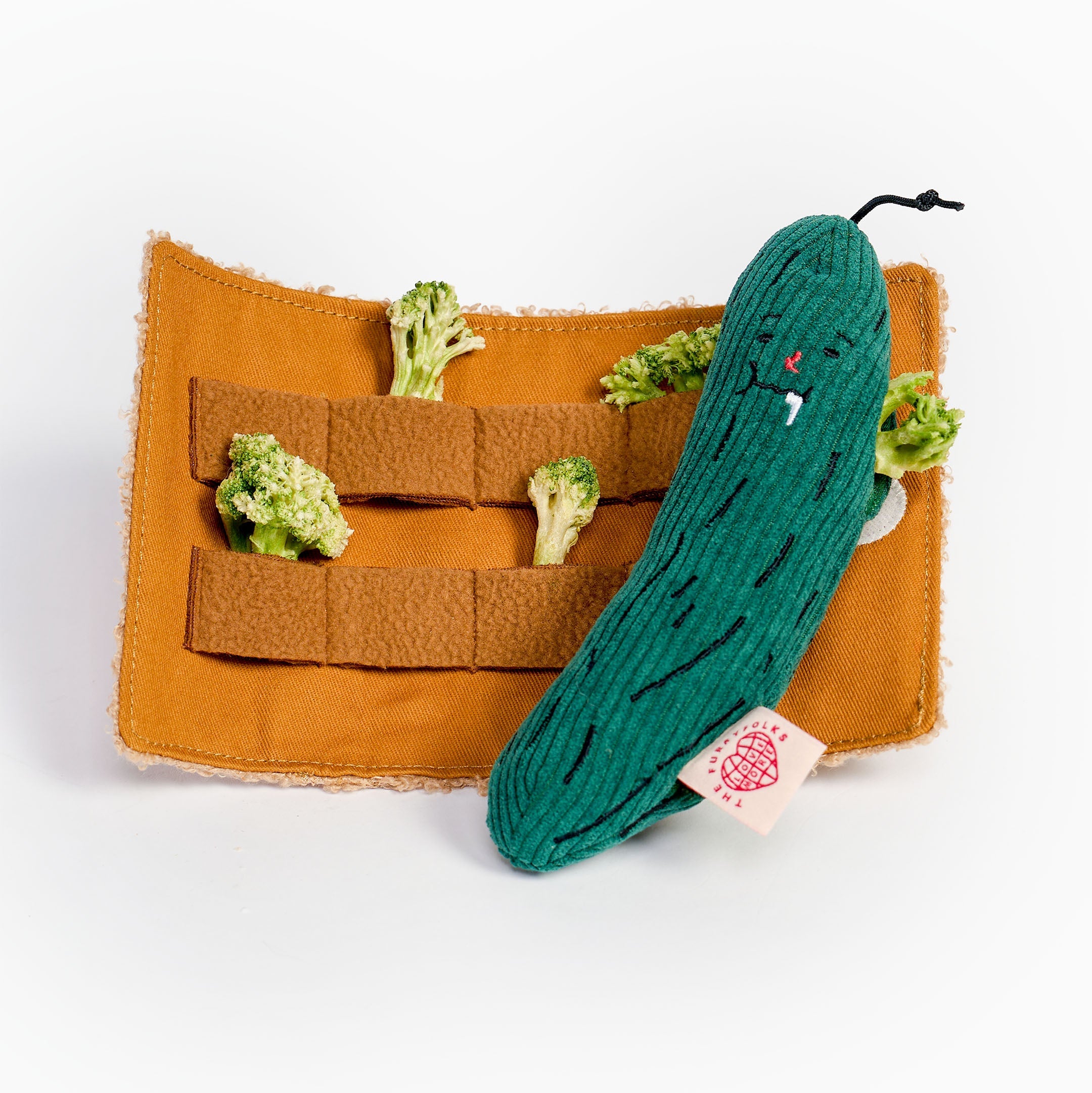 Fried Pickle Nosework Dog Toy