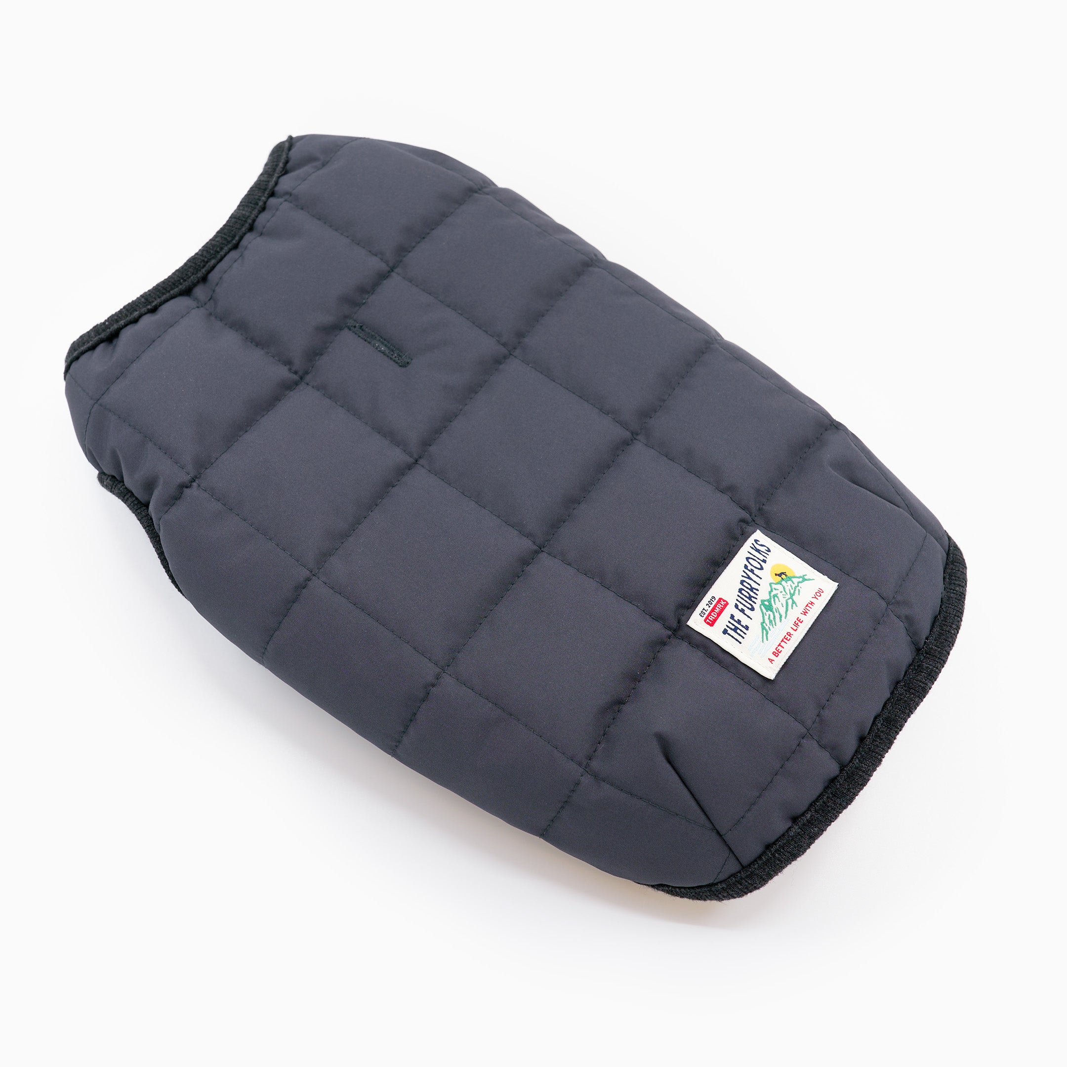 Reversible Puffer Vest Black