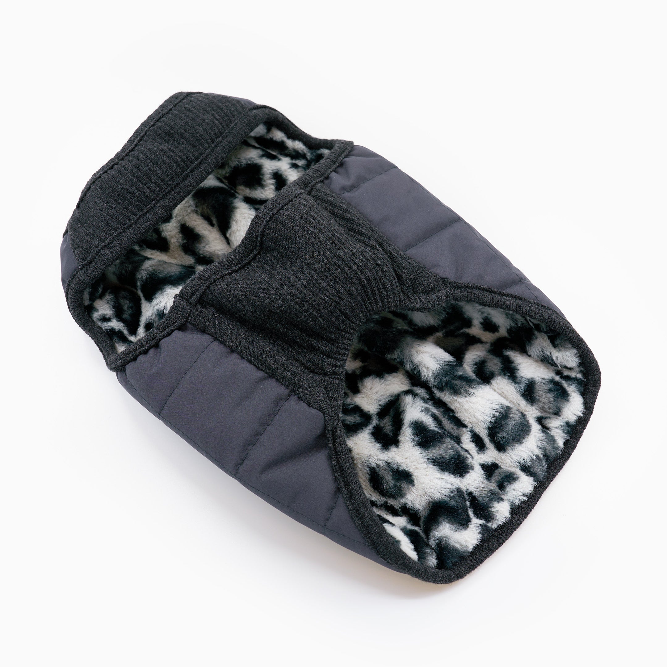 Reversible Puffer Vest Black