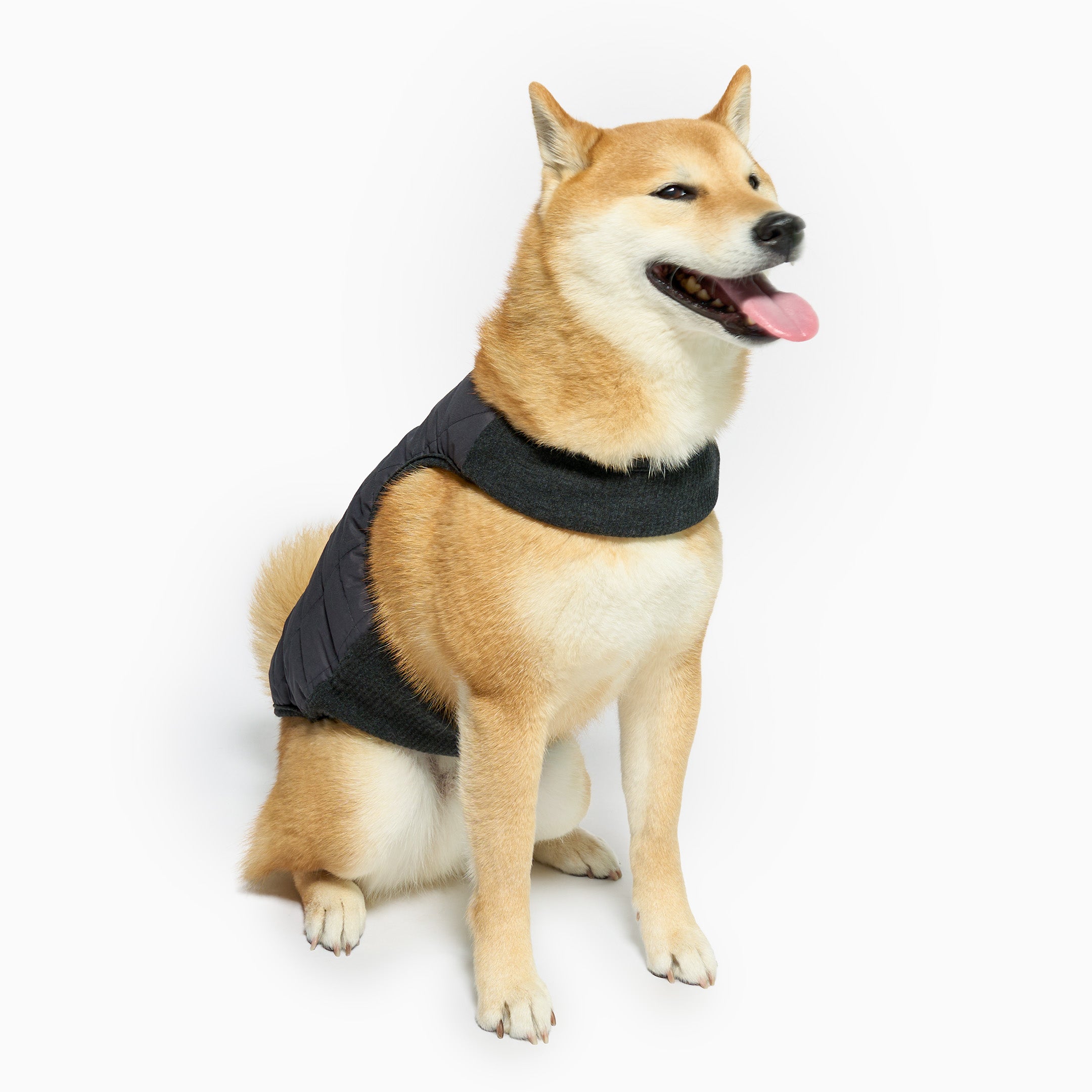 Reversible Puffer Vest Black