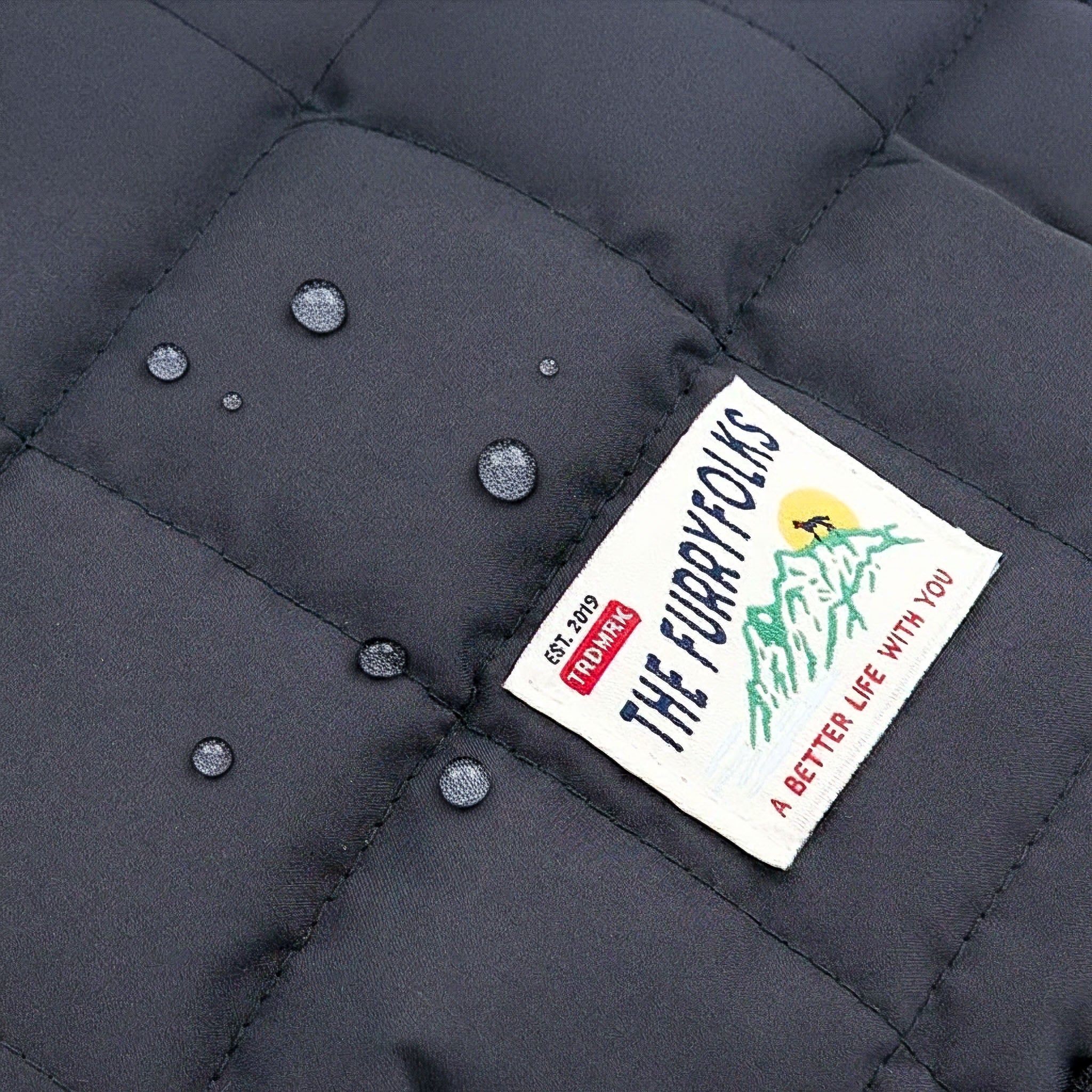 Reversible Puffer Vest Black