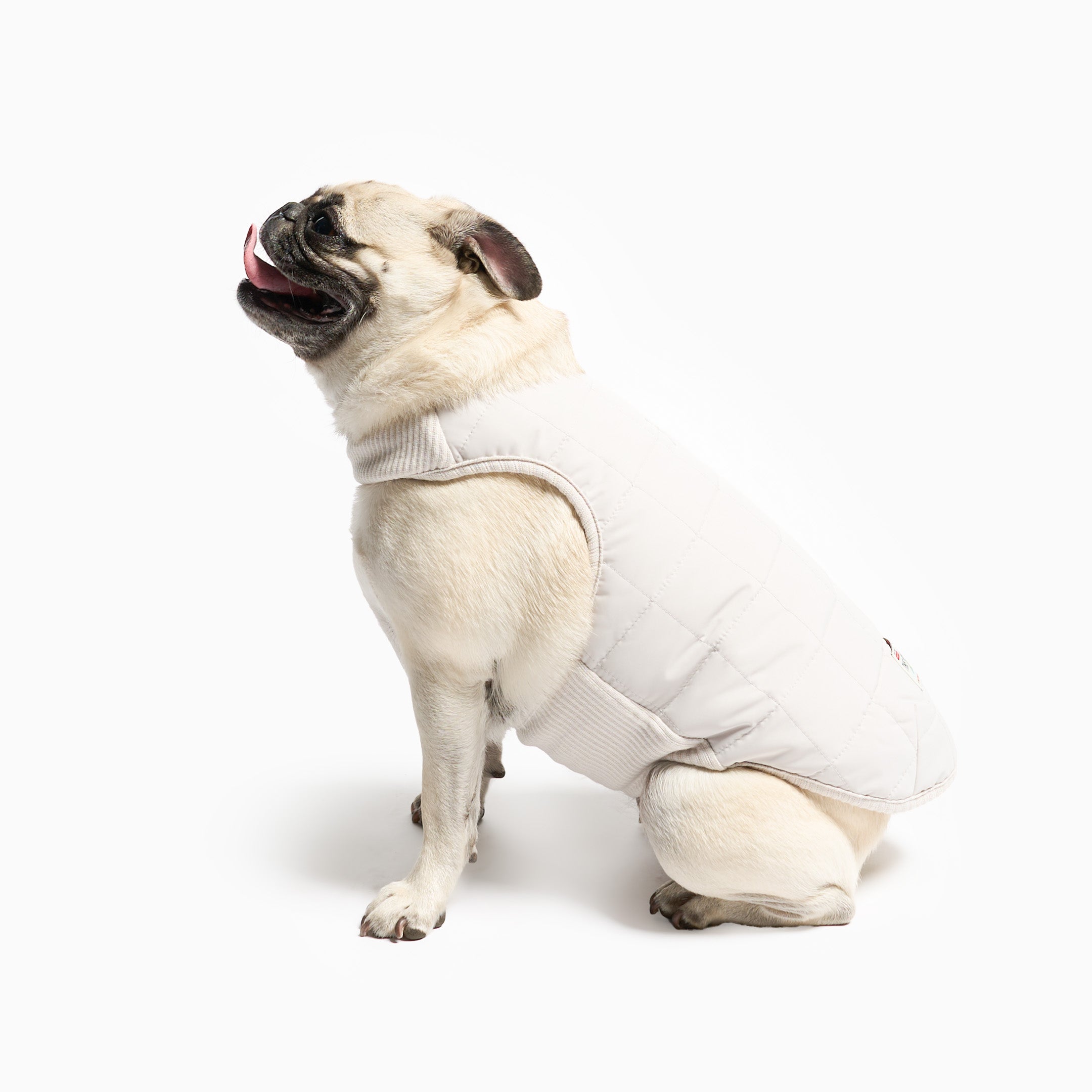 Reversible Puffer Vest Grey