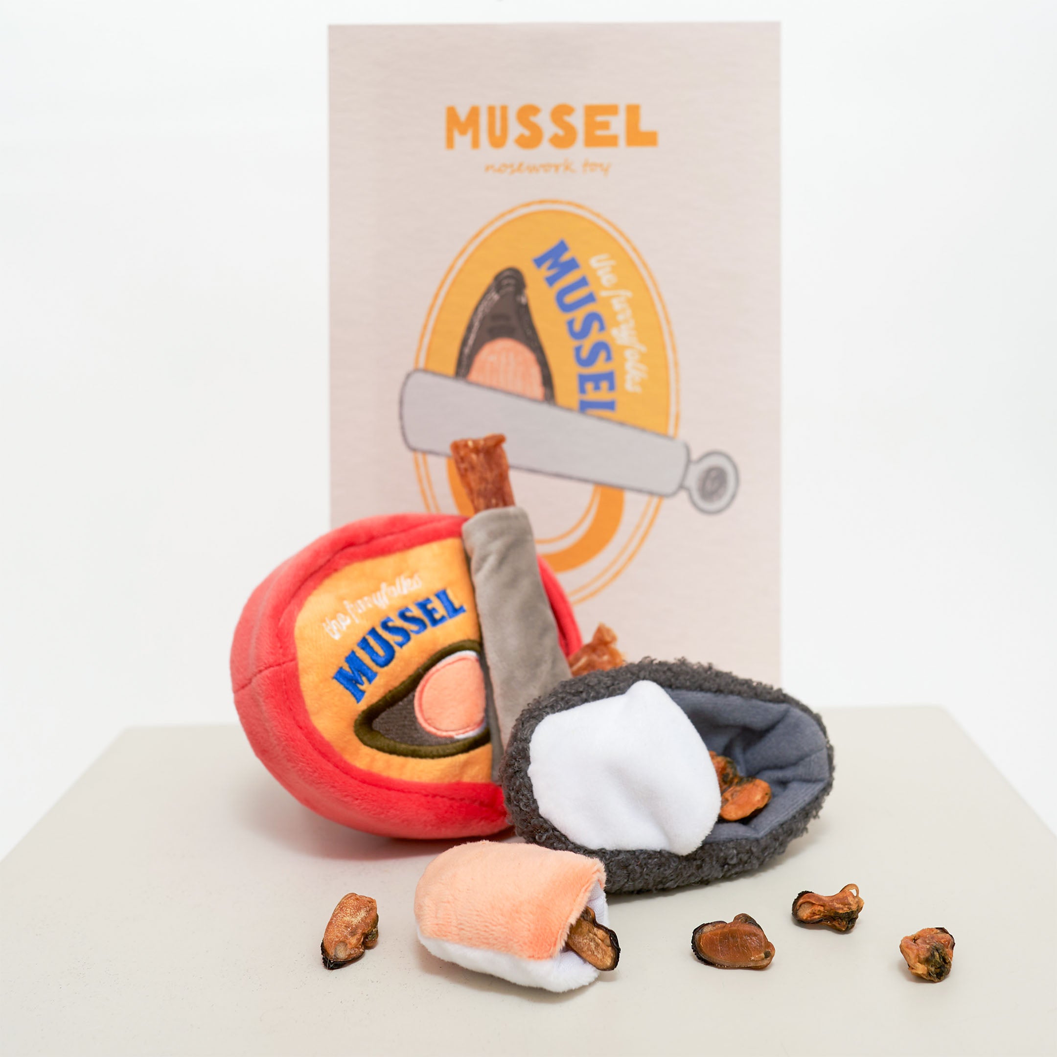 TINNED MUSSEL NOSEWORK TOY