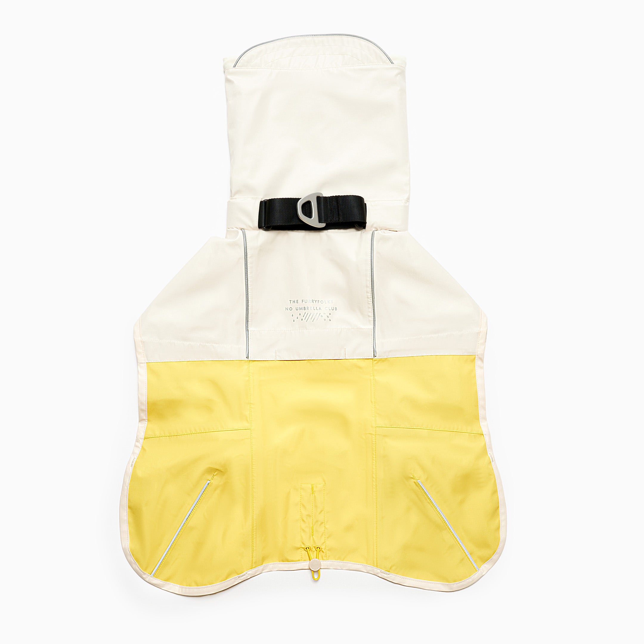 Venture Rain Jacket_Cream/Yellow