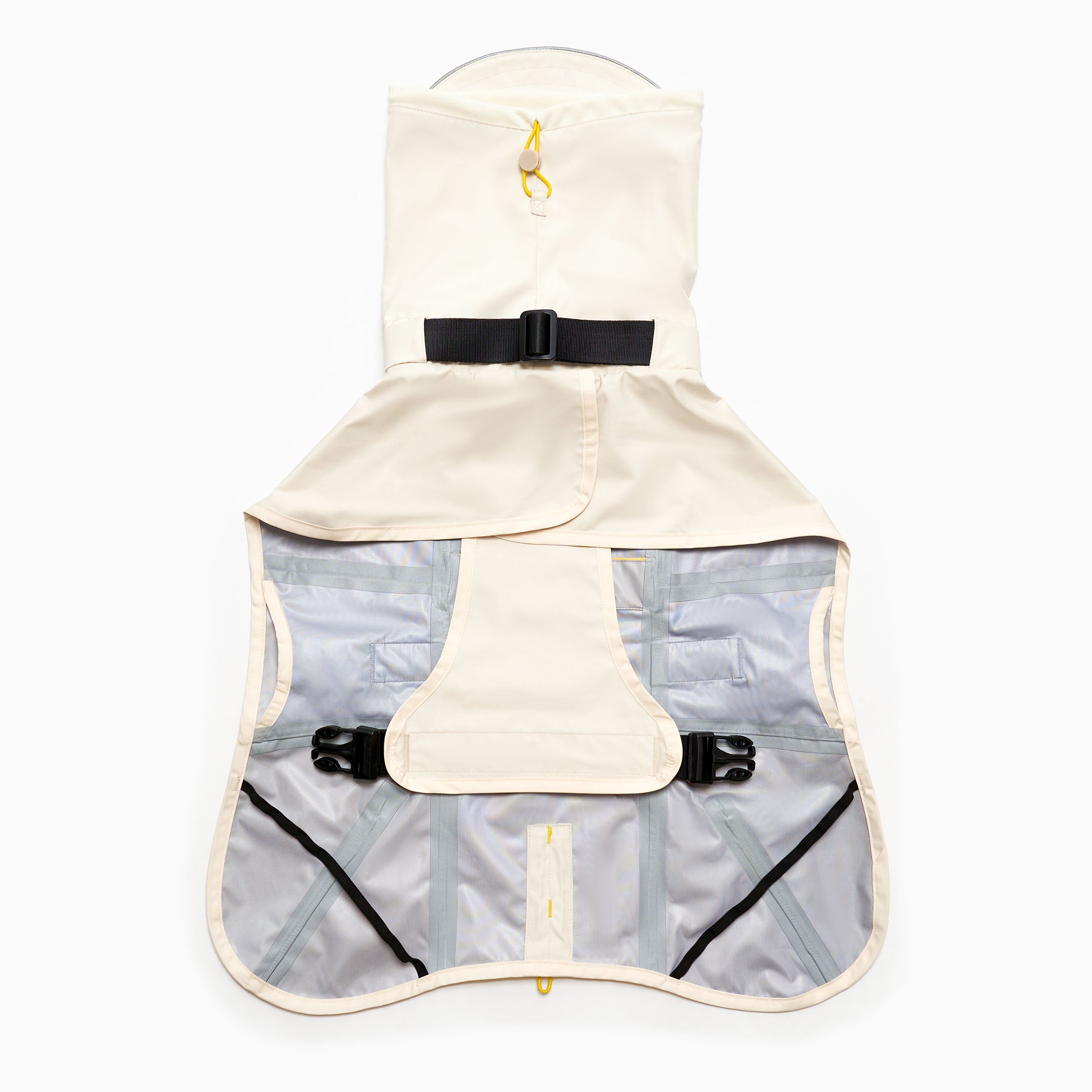 Venture Rain Jacket_Cream/Yellow