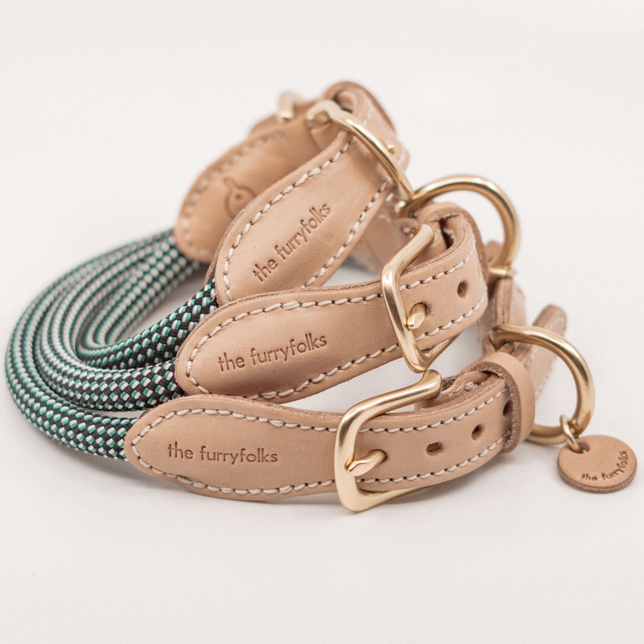 the furryfolks, Rope Collar, Green